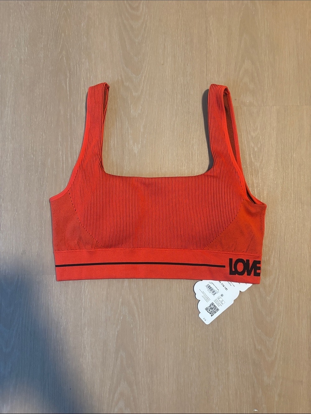 NWT Love & Sports Bridget Ribbed Sports Bra size XL (16-18)